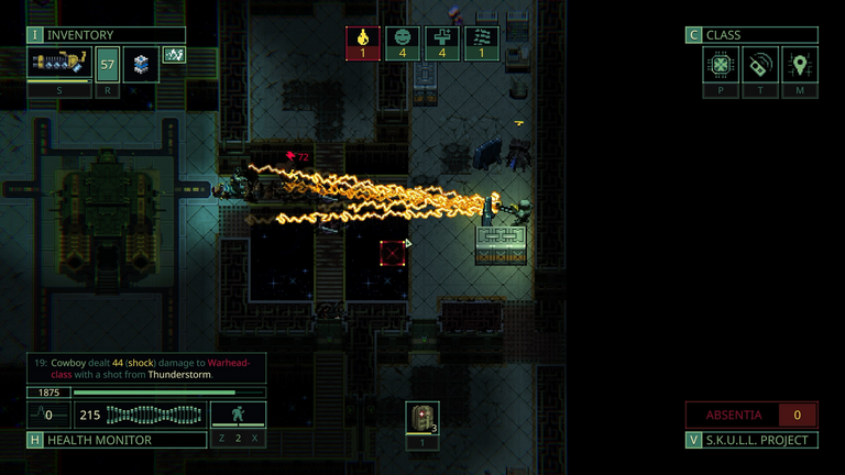 Quasimorph gameplay screenshot from the Steam base game